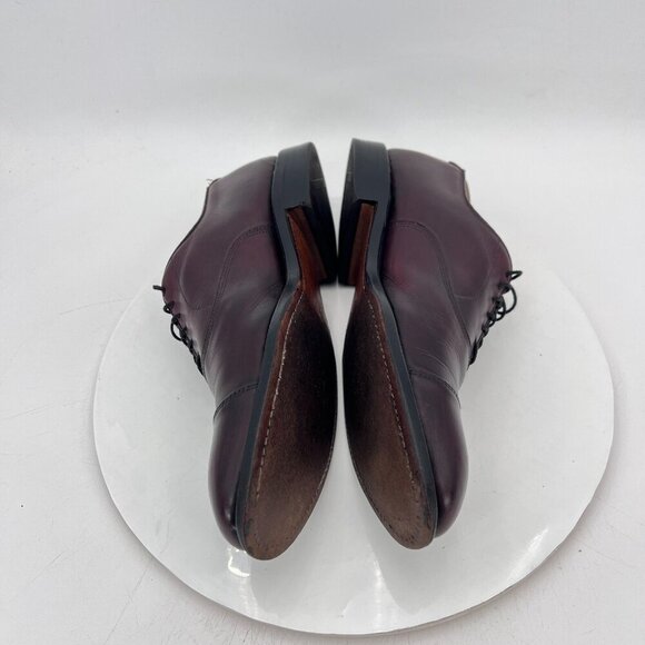 Allen Edmonds Park Avenue Men Size 9B Brown Leather Cap Toe Oxford Dress Shoes - Picture 7 of 12